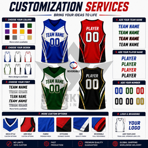 Camiseta de Baloncesto Sublimada Personalizada con Nombre de Equipo 00 Roja y Azul Unisex para Adultos, Camiseta sin Mangas con Cuello en V de Poliéster que Absorbe la Humedad - Product Image 5