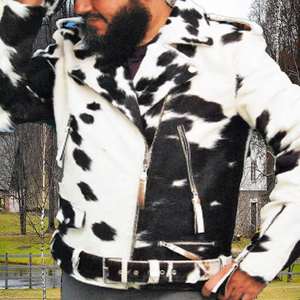 Veste en cuir véritable pour homme de qualité supérieure, en cuir de vachette durable, vêtement d'extérieur au design classique et élégant - Product Image 3