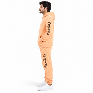 Conjunto Deportivo de Alta Calidad 100% Algodón Antibacterial y Transpirable, Sudadera con Capucha Extra Grande y Pantalones Deportivos, Moda Urbana de Invierno para Entrenamiento Físico - Product Image 3
