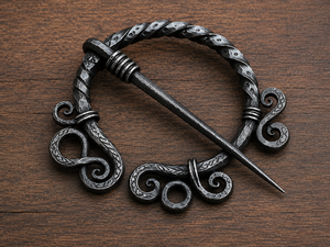 Cruz de Troll Medieval Forjada a Mano, Amuleto Rústico de Hierro Auténtico, Colgante Hecho a Mano por un Herrerín, Inspirado en la Herencia Vikinga - Product Image 5
