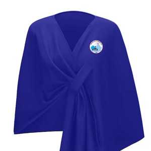 Jack <b>and</b> Jill Adult Blue <b>Shawl</b> <b>Wrap</b> Soft Lightweight Elegant Fashion Scarf Casual Party Wear Comfortable Stylish Women Acces - Product Image 4