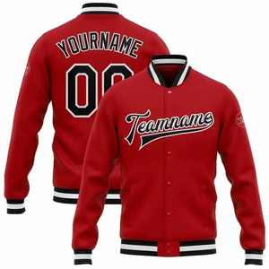 Veste universitaire pour homme de haute qualité, corps en laine Melton, manches en cuir de vachette, veste Letterman, veste bomber de marque de luxe, personnalisable - Product Image 2
