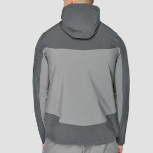 Men's Lightweight Waterproof Windbreaker <b>Jacket</b> Custom Logo Outdoor Sport Hooded Windproof <b>Running</b> Training Coat Activewear - Product Image 2