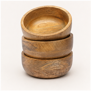 Handcrafted <b>Mango</b> <b>Wood</b> Serving <b>Bowl</b> Set Eco-Friendly Food-Safe Wooden Salad & Fruit <b>Bowls</b> for Modern Kitchen Decor - Product Image 1