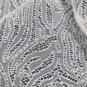 Tissu en dentelle extensible abstrait 147 cm, maille en nylon et élasthanne, respirant, doux, léger, couleur personnalisée pour lingerie et mode - Product Image 6