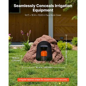 Copertura per Pozzo in Finta Roccia Realistica con Texture Naturale, Leggera e Resistente alle Intemperie, in Poliresina, per Esterni - Product Image 4