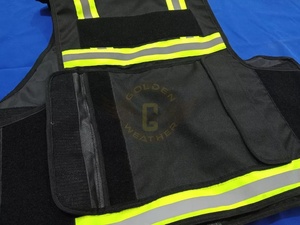 Customized Logo Tactical <b>Dog</b> Handler Security Vest High Visibility Reflective Safety Clothing Front Zipper Guard Uniform - Product Image 3