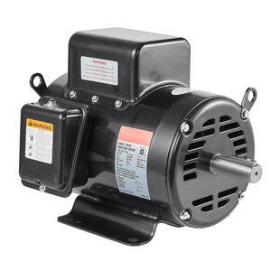 Motore Elettrico 230V 7.5HP 3450RPM Telaio 184T Albero Scanalato 1 1/8'' Lunghezza Albero 2.75'' 4KW per Compressore d'Aria Potenza Nominale 60Hz - Product Image 1