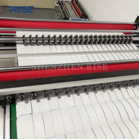 Machine de découpe automatique haute précision de rouleaux en feuilles pour films plastiques PVC et PET avec plateforme de réception croisée