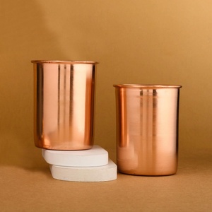 copper <b>wine</b> glass copper <b>wine</b> glasses pure coppdouble wall copper <b>wine</b> glass insulated copper <b>goblet</b> thermal copper glass cold - Product Image 1