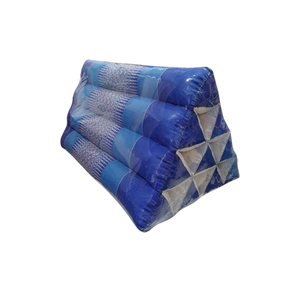 หมอนอิงผ้าฝ้ายไทยแบบดั้งเดิม พร้อมลายปัก 4 ชิ้น ขนาด 50 32 32 ซม. - Product Image 4