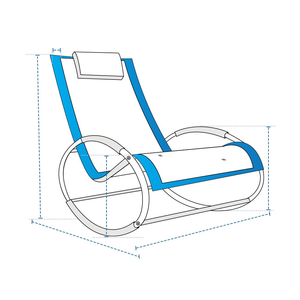 Fundas Personalizadas para Silla Mecedora con Forma de Rueda, de Poliéster 420D/600D, Fáciles de Limpiar, Estilo Moderno, Compatibles con OEM/ODM, Resistentes a los Rayos UV, con Revestimiento de PU - Product Image 6