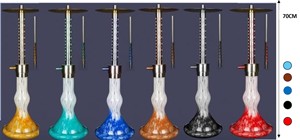 SHISHA YUOTO 2502-MOSAIC Juego de Cachimba de Lujo de Acero Inoxidable Premium - Portátil para Exportación y Venta al por Mayor - Product Image 2