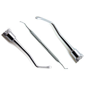 Cucharilla Quirúrgica Dental Lucas 85 de Doble Punta, 2.5mm, Instrumento de Acero Inoxidable para Procedimientos Dentales de Precisión - Product Image 1