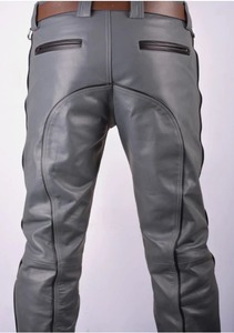 Pantalones de Motociclista de Cuero Genuino para Hombre, de Alta Calidad, Corte Ajustado, para Carreras, Negros, OEM, Personalizados, al por Mayor, Listos para Enviar - Product Image 6