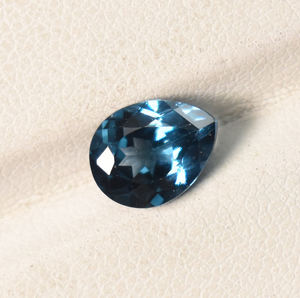 Topaze bleue de laboratoire London Loose Pear Faceted Quartz Jewelry Makings Rose Color Tailles 10X7mm 12X9mm 14X10mm 16X12mm - Product Image 2