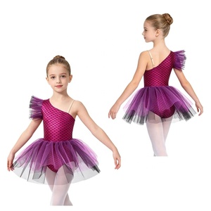 Costumes de ballerine pour filles de 6 à 16 ans, tutu, justaucorps, robe de danse, vêtements de danse pour la pratique du ballet, la danse artistique, la compétition de patinage artistique, les fêtes - Product Image 2