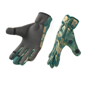 Gloves for Fishing and Motorcycle Windproof Neoprene Fishing Gloves with Hook and Loop ClosureAnti-<b>Slip</b> Lightweight Safety - Product Image 5