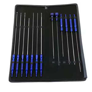 Surtechs International High Quality Stainless Steel Manual Reusable Liposuction Cannula Instrument Set Filter Fat Adapter CE - Product Image 3