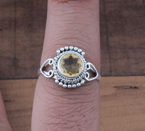 925 Sterling Silver Bezel Setting Classic Boho Dainty Solitaire <b>Ring</b> Handmade Unisex Wedding Party Gift Brilliant Cut <b>Turquoise</b> - Product Image 3