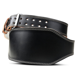 Cinturón de Levantamiento de Pesas Ajustable de Cuero para Hombre y Mujer, Cinturón de Gimnasio Antideslizante de Piel de Vaca para Entrenamiento de Fuerza, Soporte Lumbar, Talla OEM - Product Image 5