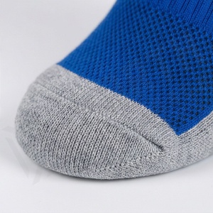 Blue <b>Crew</b> <b>Socks</b> Breathable Polyester Spandex Athletic Basketball <b>Socks</b> for Adults Summer Sport Wear - Product Image 6