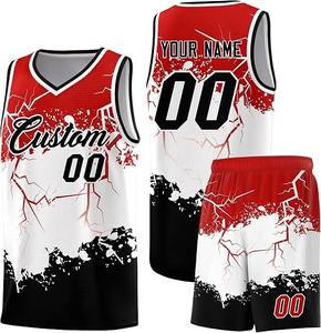 Conjunto de Uniforme de Baloncesto Personalizado con Impresión a Medida, Directo de Fábrica, para Clubes y Equipos - Product Image 3