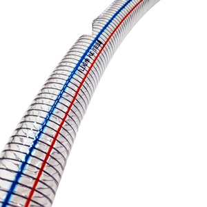 Durable High-Pressure Flexible Reinforced Suction Steel Wire <b>Hose</b> Clear PVC Liquid Chemical Plastic Tubes Conveying Water <b>Food</b> - Product Image 4