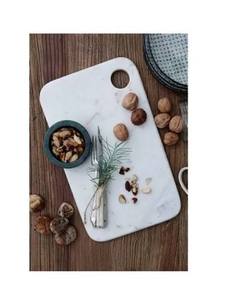 Tabla de Cortar Rectangular Sostenible, Apta para Lavavajillas, con Asa, de Mármol Blanco y Verde, para Queso y Verduras - Product Image 2