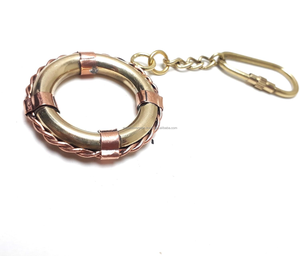 Brass Round Tube Keychain Unisex – Heavy Duty Metal <b>Key</b> Ring for Car, Bike & Home <b>Keys</b>, Stylish Durable <b>Key</b> <b>Holder</b> - Product Image 4