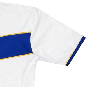 Camiseta blanca de jersey Sigma Gamma Rho SGRho 22, ropa griega premium azul y dorada, camiseta unisex para mujer - Product Image 5