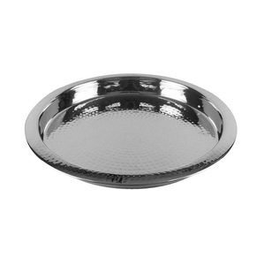 Plateau de service classique en métal poli Mart Export, côtés surélevés, multifonctionnel pour servir des boissons, des repas, des desserts, usage quotidien en cuisine - Product Image 1