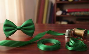 Ruban en satin vert de qualité supérieure de 12 mm pour l'artisanat et l'emballage de cadeaux - Product Image 3