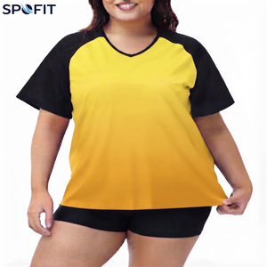 <b>Women's</b> rash guards Anti-UV Quick Dry <b>Compression</b> Rash Guard Short Sleeve Surfing Wear Custom BJJ Washed Spandex/Polyester - Product Image 5