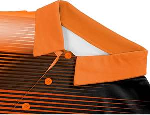 เสื้อกอล์ฟผู้ชาย ระบายเหงื่อได้ดี สำหรับเล่นกีฬา แขนสั้น พิมพ์ลาย เสื้อโปโลสำหรับผู้ชาย - Product Image 4