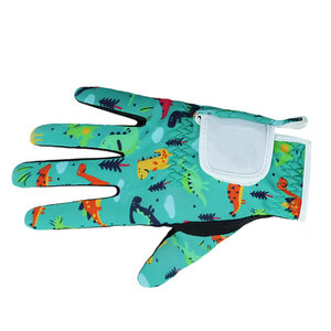 Gants d'extérieur pour enfants à imprimé dinosaure avec paume antidérapante et fermeture à boucle pour les mains - Product Image 6