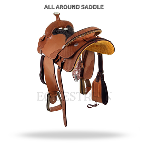 Selle Western tout usage pour l'équitation, équipement équestre - Product Image 2