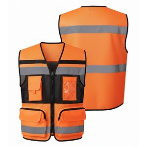 Chaleco de Trabajo de Lona Resistente al Viento para Hombre, Fabricado en Fábrica, Talla Grande, con 5 Bolsillos, Servicio OEM para Uso Casual al Aire Libre - Product Image 1