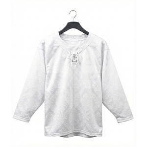 เสื้อฮอกกี้น้ำแข็งแบบกำหนดเอง คุณภาพพรีเมียม ปักโลโก้ แห้งเร็ว ป้องกันรังสียูวี ผ้าโพลีเอสเตอร์ ชุดกีฬาสำหรับผู้ใหญ่ เสื้อฮอกกี้น้ำแข็ง - Product Image 1