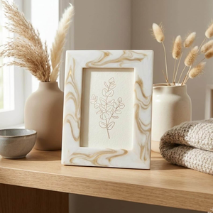 Nouveauté : Cadre photo en résine vert olive, design vintage moderne, personnalisable, pour la décoration de la maison et du salon - Product Image 6