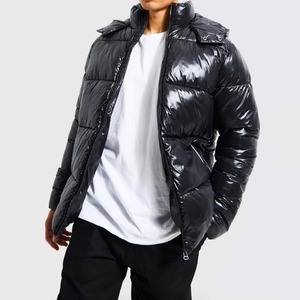 Veste d'hiver matelassée pour homme ASTURBAN WEAR, coupe-vent, fermeture éclair, col montant, logo sur le devant, haute qualité, respirante - Product Image 4