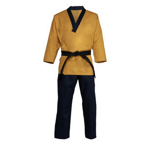 ชุดเทควันโดออกแบบเอง ราคาขายส่ง คุณภาพสูงระดับนานาชาติ ผลิตจากผ้าฝ้าย - Product Image 4