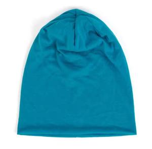 Unisex 100% Acrylic Jacquard <b>Beanie</b> Hat Adjustable 56-58CM Casual Winter Cap for Adults <b>Blue</b> and Turquoise - Product Image 5