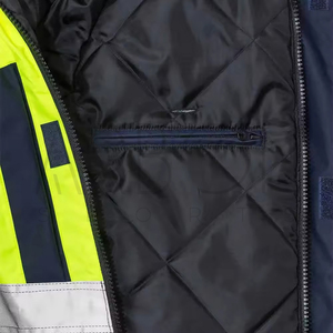 High-Performance <b>Construction</b> Site Protective Gear New Arrival Trendy Customized High Visibility Reflective Safety <b>Jackets</b> - Product Image 3