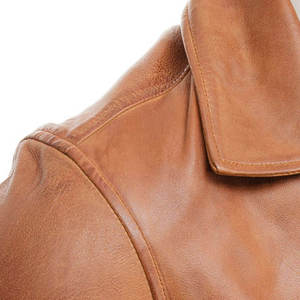 Chaqueta de Cuero con Cierre para Hombre, Estilo Urbano, Personalizable, de Invierno, con Etiqueta Privada, Superventas - Product Image 4