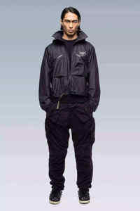 Veste technique imperméable unisexe, streetwear fonctionnel, coupe-vent, veste cargo tactique avec plusieurs poches pour hommes - Product Image 3