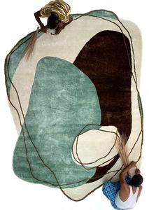 High Pile <b>Hand</b> <b>Tufted</b> Wool/Silk Fire Resistant Pet Friendly Eco-Friendly Medium Thickness Latex Backing Modern Solid <b>Rug</b> <b>Rugs</b> - Product Image 3