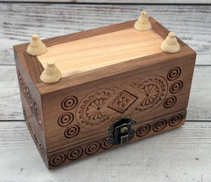 Caja de Madera Decorativa y Económica para Guardar Tesoros Personales, Regalos, Joyas y Pequeños Accesorios con Estilo Rústico Vintage - Product Image 6