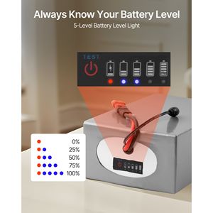 Batteria per Scooter Elettrico 36V 16Ah, Pacco Batteria al Litio per E-bike con Caricabatterie BMS 30A, Cavo di Espansione con Connettore T, 500+ Cicli, 10s4p 14Ah - Product Image 6
