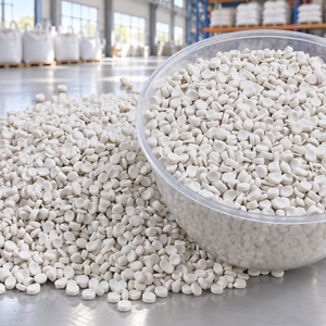 Nouvel arrivage : Masterbatch de carbonate de calcium à granulométrie fine de qualité supérieure pour films soufflés et films extrudés, sous forme de granulés - Product Image 1